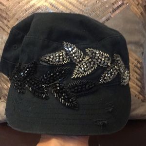 Black GORGOEUS hat.  Worn twice